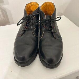 Sebago Black Leather drysides Chukka Boots Size 10.5